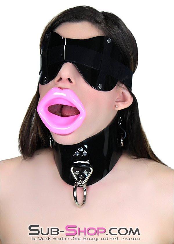 2420DL Pinky Rubber Sex Doll Lips Open Mouth Gag - Image 3