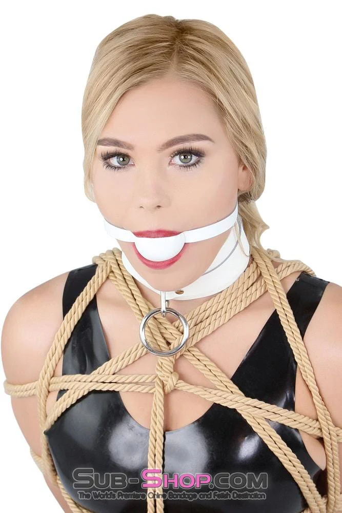 3667A Pure Submission Locking Leather Collar - Image 10