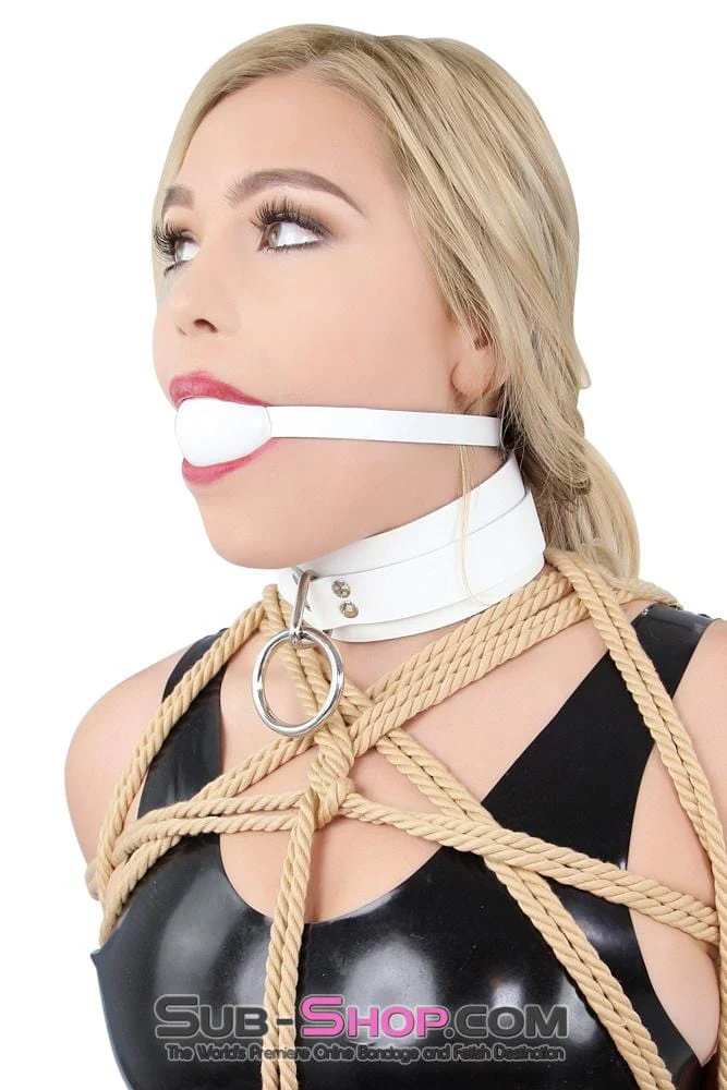 3667A Pure Submission Locking Leather Collar - Image 7
