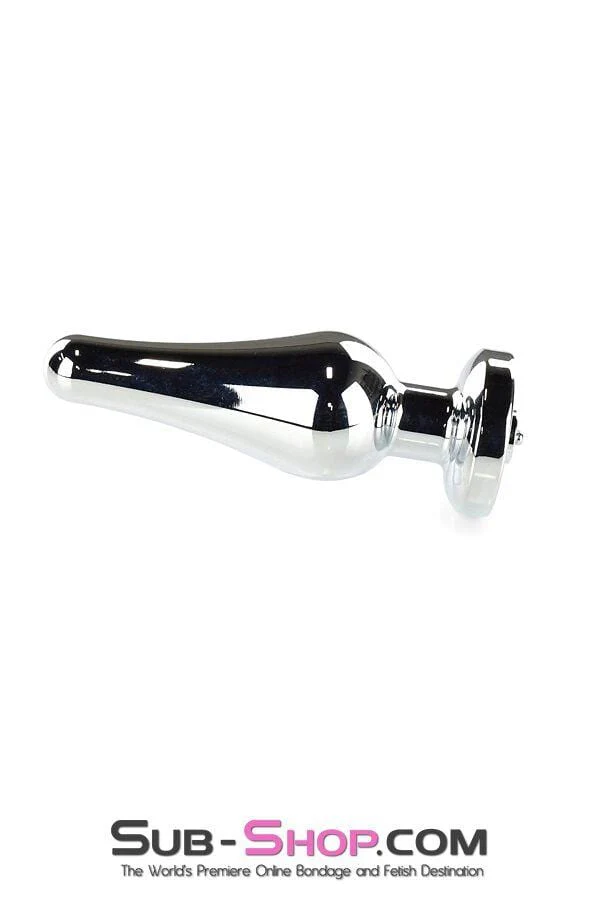 9796M      Sub-Shock Electro-Stim Classic Tapered Steel Butt Plug - Image 3