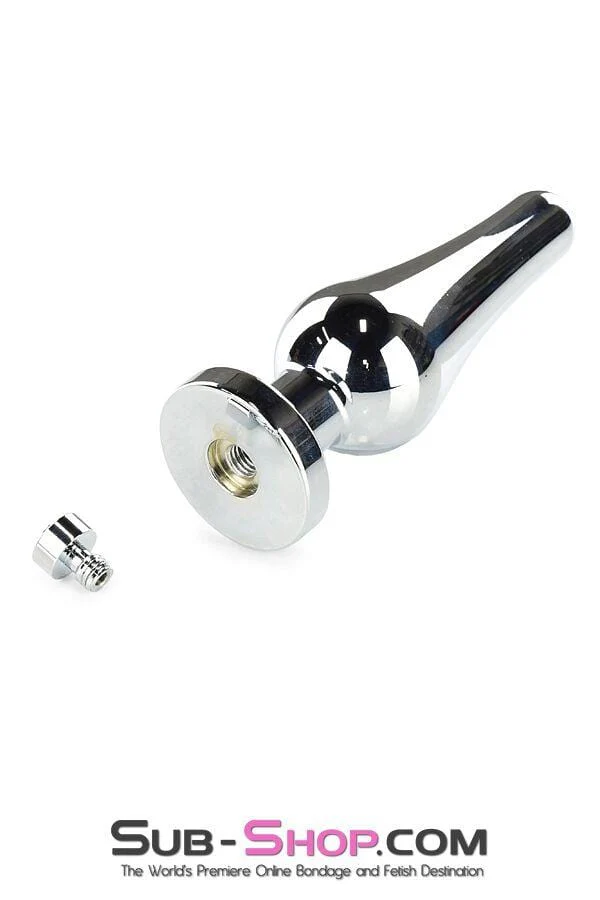 9796M      Sub-Shock Electro-Stim Classic Tapered Steel Butt Plug - Image 5