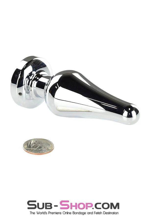 9796M      Sub-Shock Electro-Stim Classic Tapered Steel Butt Plug - Image 6